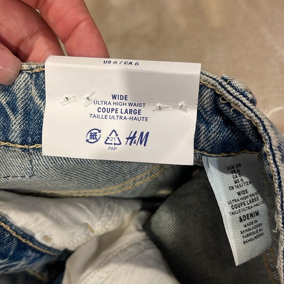 Women H&M jeans , size 6 - Picture 4 of 4